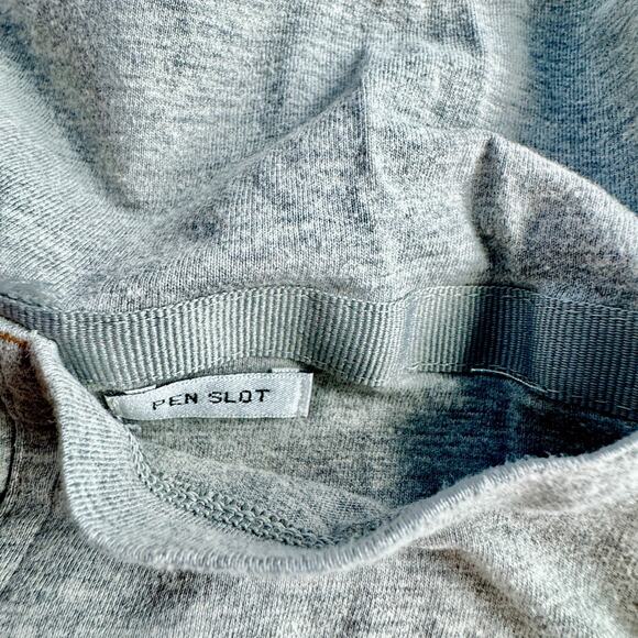 ARIAT Rebar Workman Logo Pocket Long Sleeve T-Shirt GRAY Mens Size LARGE Ex Cond - Picture 7 of 12